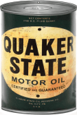 Quaker State Motor Oil Can Plasma Shape Metal Sign - Available Agedvintage Style &Lt; Vintage Style Retro Garage Art