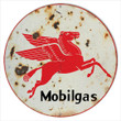 Mobilgas Pegasus Sign Vintage Aged Style Or New Style Metal Sign Vintage Style Retro Garage Art