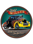 1940 Wild Willys Street Rod Metal Sign - Vintage Style Retro Hot Rod Garage Art