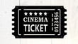 Metal Cinema Ticket Movie Ticket Metal Movie Room Decor | Rosabella Print Cut Metal Sign 8x8in