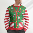 Funny Christmas Cardigan Style Ugly Christmas Sweater 3D Printed Best Gift For Xmas - Ugly Christmas Sweater - Funny Xmas Sweaters