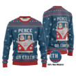 Hobby Peace On Earth Santa Claus And Jesus In The Car Ugly Christmas Sweater - Ugly Christmas Sweater - Funny Xmas Sweaters