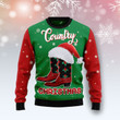 Cowgirl Country Christmas Funny Ugly Sweater - Ugly Christmas Sweater - Funny Xmas Sweaters