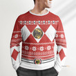 Mighty Morphin Red Power Rangers Ugly Sweater - Ugly Christmas Sweater - Funny Xmas Sweaters