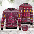 Breast Cancer Christmas Tree Funny Ugly Christmas Sweater - Ugly Christmas Sweater - Funny Xmas Sweaters