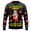 My Milkshake Bring Christmas Ugly Sweater - Ugly Christmas Sweater - Funny Xmas Sweaters