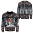 Giraffe And Santa Christmas Ugly Sweater - Ugly Christmas Sweater - Funny Xmas Sweaters
