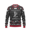Valhalla Viking Christmas Ugly Sweater - Ugly Christmas Sweater - Funny Xmas Sweaters