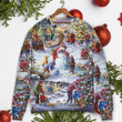 Christmas Winter Holiday Santa Claus Is Coming - Sweater - Ugly Sweater - Ugly Christmas Sweater - Funny Xmas Sweaters