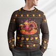 Lets Get Basted Turkey Thanksgiving Ugly Christmas Sweater 3D Printed Best Gift For Xmas - Ugly Christmas Sweater - Funny Xmas Sweaters
