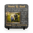 50th Anniversary Gift, Golden Anniversary Gift, 50th Wedding Anniversary Gift Mom and Dad, Any Number Parents Anniversary Gift