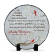 Memorial Gift For Loss Of Mother, Sympathy Cardinal Memorial Stone, Loss of Mom Memorial Sign