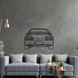GTR R32 Back Silhouette Metal Wall Art, Custom Car Wall Sign, Personalized Car Metal Wall Art, Gift for Him, Gift for Her, Gift For Car Lovers
