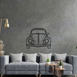 Beetle 1958 Front Silhouette Metal Wall Art, Custom Car Silhouette Metal Decor, Personalized Gift For Car Lovers