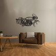 900SS 1977 Silhouette Metal Wall Art, Custom Metal Sport Car Silhouette Wall Art - Garage Wall Decor Gift For Him