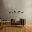 Camaro Z28 1971 Classic Silhouette Metal Wall Art, Custom Car Wall Sign, Personalized Car Metal Wall Art, Gift for Him, Gift for Her, Gift For Car Lovers