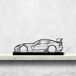 Viper ACR Gen 5 Silhouette Metal Art Stand, Custom Car Silhouette Metal Decor, Personalized Gift For Car Lovers