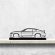 Mustang GT S550 Silhouette Metal Art Stand, Custom Car Silhouette Metal Decor, Personalized Gift For Car Lovers, Gift For Him