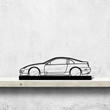 300zx Silhouette Metal Art Stand, Custom Car Silhouette Metal Decor, Personalized Gift For Car Lovers, Gift For Him