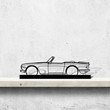 TR6 1974 Silhouette Metal Art Stand, Custom Car Silhouette Metal Decor, Personalized Gift For Car Lovers, Gift For Him