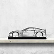 Corvette C6 ZR1 Silhouette Metal Art Stand, Custom Car Wall Sign, Personalized Car Metal Wall Art, Gift for Him, Gift for Her, Gift For Car Lovers