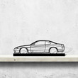 Silvia s15 Silhouette Metal Art Stand, Custom Car Wall Sign, Personalized Car Metal Wall Art, Gift for Him, Gift for Her, Gift For Car Lovers