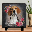 Personalized Pet Memorial Stone, Customized Pet's Photo Memorial Stone for Garden or Bedroom, Gift for Loss of Dog Cat