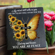 My Soul Knows You Are At Peace, Custom Photo Memorial Stone for Home or Garden, Gift for Loss of Loved One