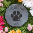 Forever Loved Personalized Pet Memorial Stone, Custom Sympathy Gift for Lost of Dog, Memorial Gift