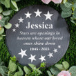 Stars Are Opening In Heaven, Customized Memorial Stone for Home or Garden, Remembrance Gift, Sympathy Gift