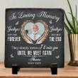 Good Bye Are Not Forever, Custom Photo Memorial Stone for Home or Garden, Sympathy Keepsake Gift