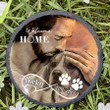 Personalized Beagle Memorial Stone, Dog with Jesus Hug in Hand, Pet Memorial Gift for Lost of Dog, Dog Sympathy Gift