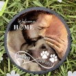 Personalized Labrador Retriever Memorial Stone, Dog with Jesus Hug in Hand, Pet Memorial Gift for Home or Garden, Lost of Dog Gift