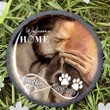Personalized Staffordshire Bull Terrier Memorial Stone, Dog with Jesus Hug in Hand, Pet Memorial Gift for Lost of Dog