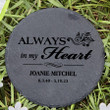 Personalized Memorial Garden Stone, Custom Name And Date Remembrance Stone, Sympathy Gift