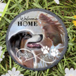 Personalized Australian Shepherd Memorial Stone, Jesus and Dog Safe in His Arm, Pet Memorial Gift for Lost of Dog