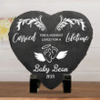 Personalized Miscarriage Memorial Stone for Home or Garden, Memorial Gift for Pregnancy Infant Loss, Angel Baby Gift