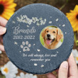Personalized Pet Memorial Gift for Outdoor Indoor Use, Custom Memorial Stone for Home and Garden Decor, Remembrance Gift