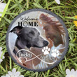 Personalized Whippet Memorial Stone, Jesus and Dog Safe in His Arm, Pet Memorial Gift for Lost of Dog, Sympathy Gift