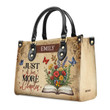 Just One More Chapter - Personalized Leather Handbag