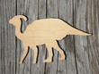 Dinosaur Shape - Laser Cut Unfinished Wood Cutout Shapes