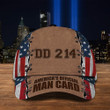 Dd 214 America'S Official Man Card Hat Proud Veteran American Flag Hat Gifts For Dad Classic Cap