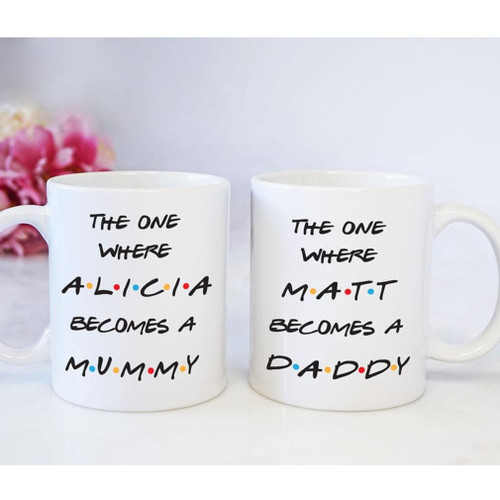 Personalized Meaningful Gifts For Dad Fathers Day Become A Mummy Daddy Custom Gift Mothers