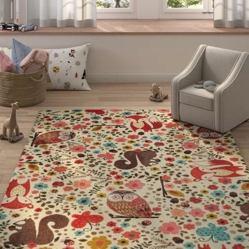 Brasfield Enchanted Forest Area Rugs For Living Room Rectangle Rug Bedroom Rugs Carpet Flooring Gift RS135194
