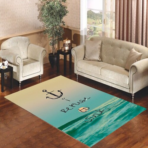 Anchor Refuse To Sink Ocean Area Rugs For Living Room Rectangle Rug Bedroom Rugs Carpet Flooring Gift TTG133278