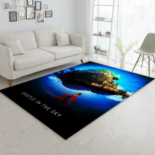 Castle In The Sky Movie Area Rugs For Living Room Rectangle Rug Bedroom Rugs Carpet Flooring Gift RS135986