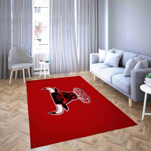 Chicago Bulls Windy City Logo Area Rugs For Living Room Rectangle Rug Bedroom Rugs Carpet Flooring Gift TTG136611
