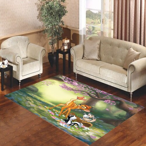 Bambi Forest Area Rugs For Living Room Rectangle Rug Bedroom Rugs Carpet Flooring Gift RS134166