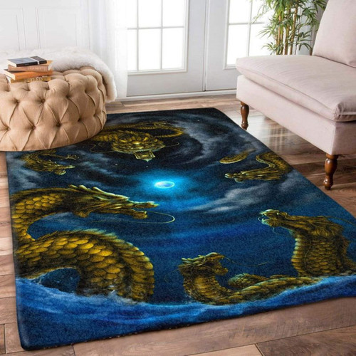 Chinese Dragon Area Rugs For Living Room Rectangle Rug Bedroom Rugs Carpet Flooring Gift TTG136720
