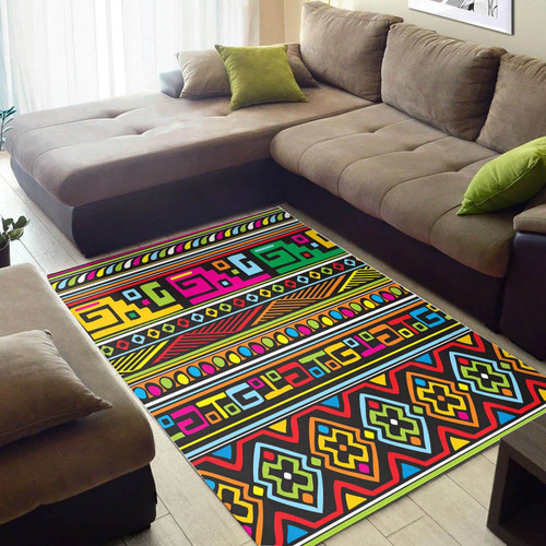 Special Pattern Colorful Area Rug Home Decor